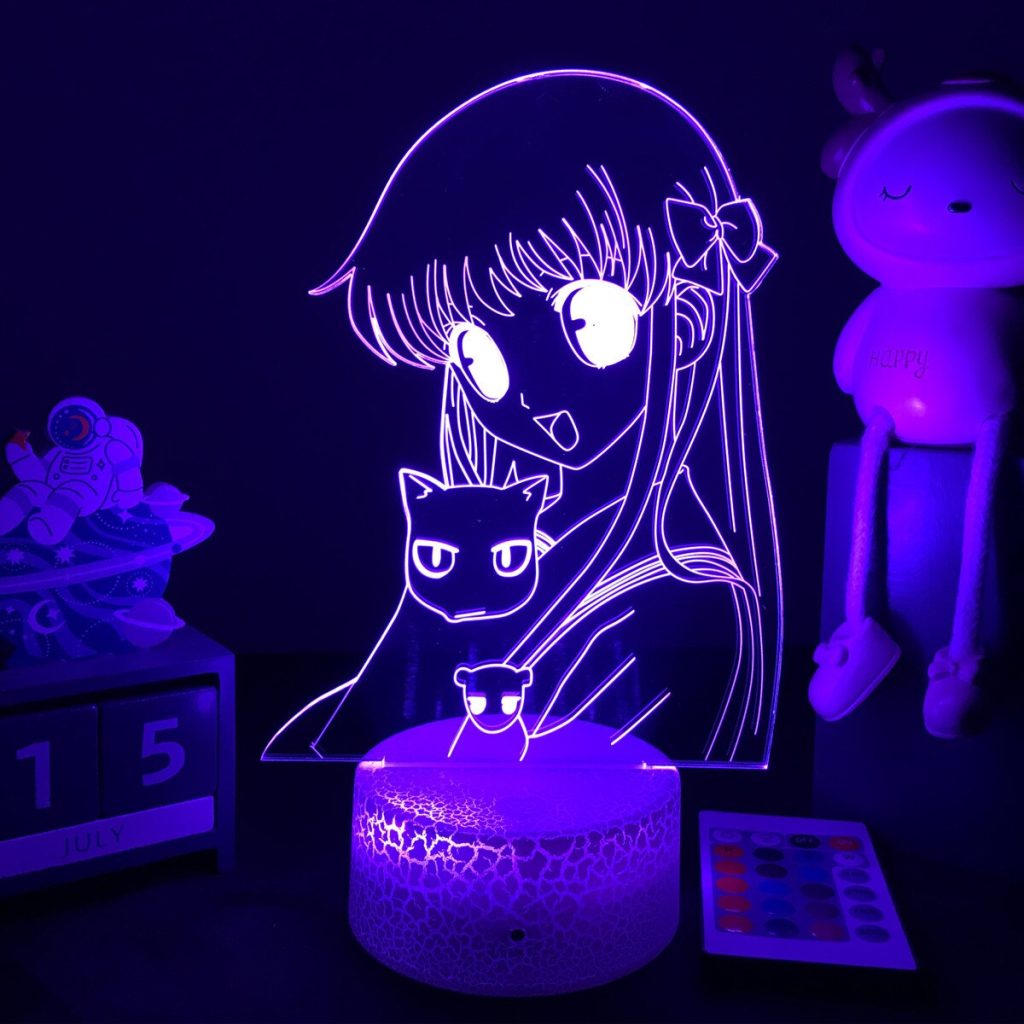 3D LED Lamp Anime Fruits Basket Night Light For for Bedroom Decor Night Light Birthday Gift 2 - Fruits Basket Shop