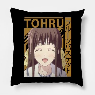 Tohru Fruits Basket Throw Pillow Official Fruits Basket Merch