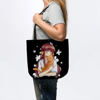 Cute Tohru White Flowers Tote Official Fruits Basket Merch