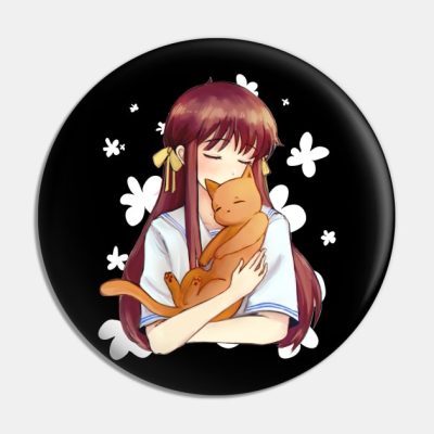 Cute Tohru White Flowers Pin Official Fruits Basket Merch