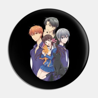 Kyo And Guys Squad Pin Official Fruits Basket Merch