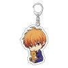 Anime Fruit Basket Key Chain Acrylic Cartoon Figure keychains Metal Holder Key Ring Pendant Jewelry Gift 2 - Fruits Basket Shop