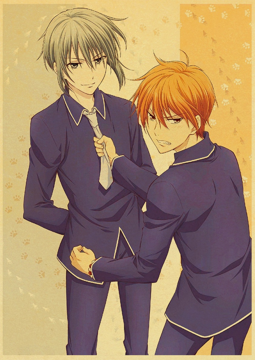 Anime Fruits Basket Vintage Posters Kraft Paper Sticker DIY Home Bar Cafe Decor Gift Wall Decor 14 - Fruits Basket Shop