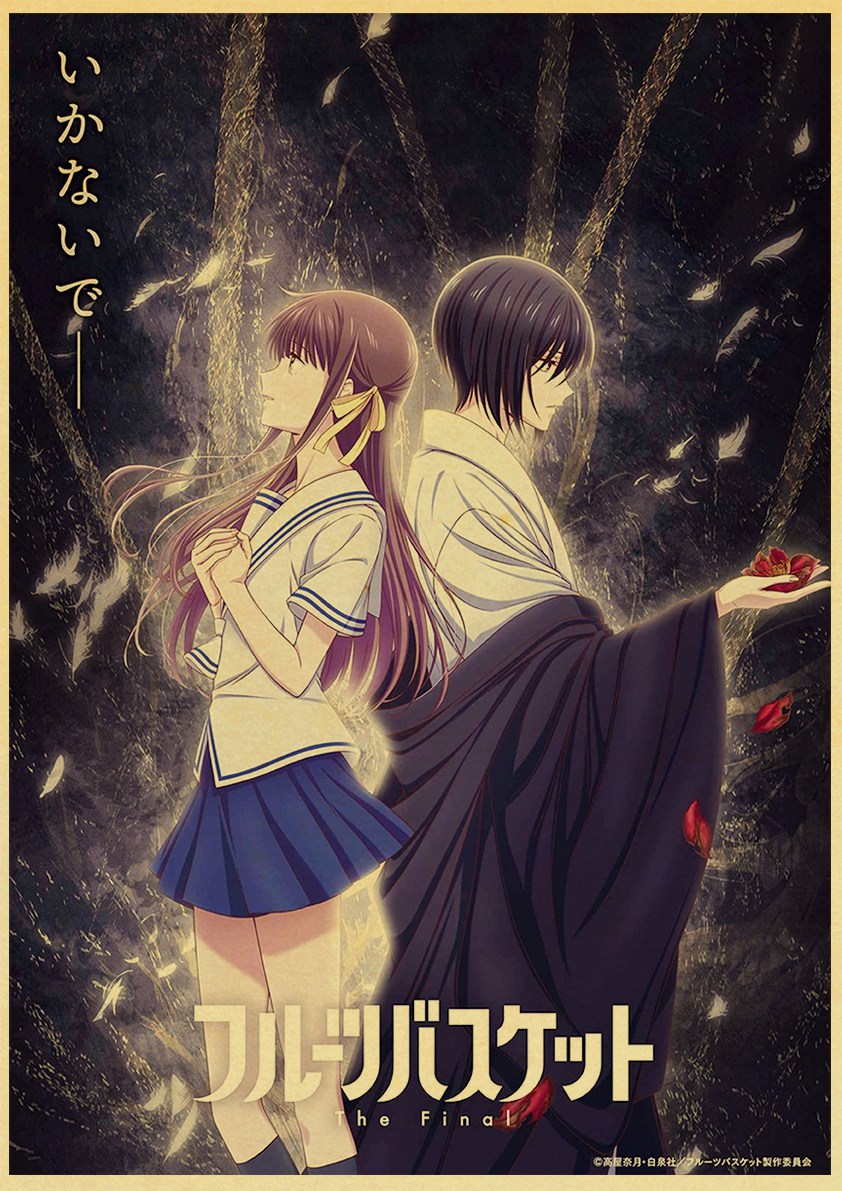 Anime Fruits Basket Vintage Posters Kraft Paper Sticker DIY Home Bar Cafe Decor Gift Wall Decor 5 - Fruits Basket Shop