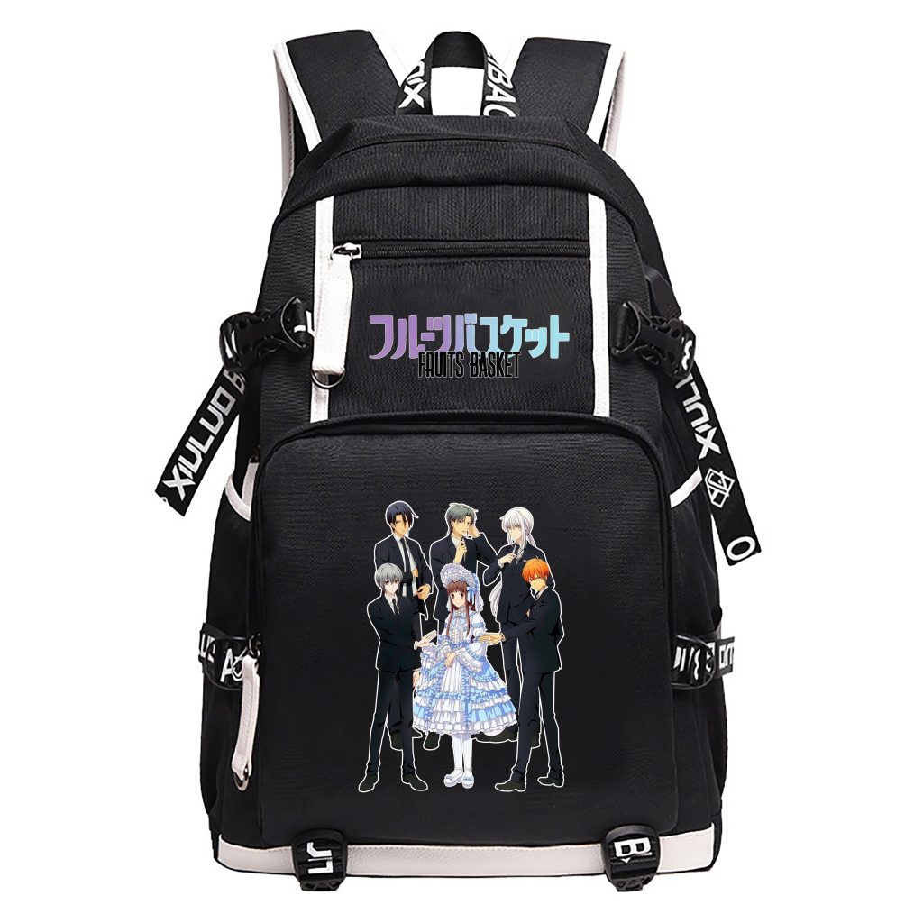 Fruits Basket Anime School Bags Oxford Teenagers Bookbags Women Travel Backpack USB Charging Laptop Bagpack Cartoon 2 scaled - Fruits Basket Shop