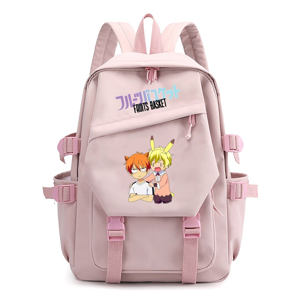 Fruits Basket Kawaii School Bags Anime Bookbag Women Pink Travel Backpack Cartoon Teenagers Laptop Bagpack 2 scaled - Fruits Basket Shop