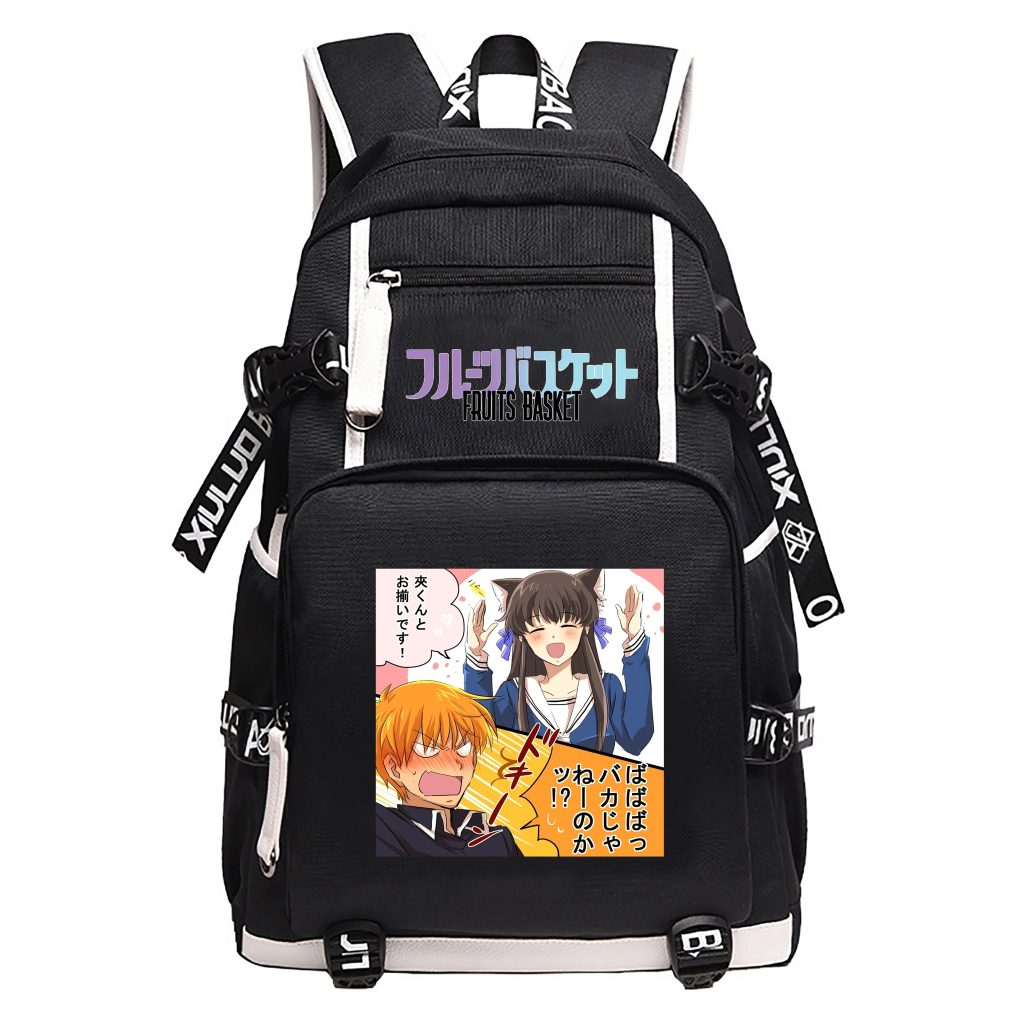 Fruits Basket Oxford Travel Backpack Kawaii School Bags USB Port Laptop Bagpack Students Large Bookbag Women 2 scaled - Fruits Basket Shop