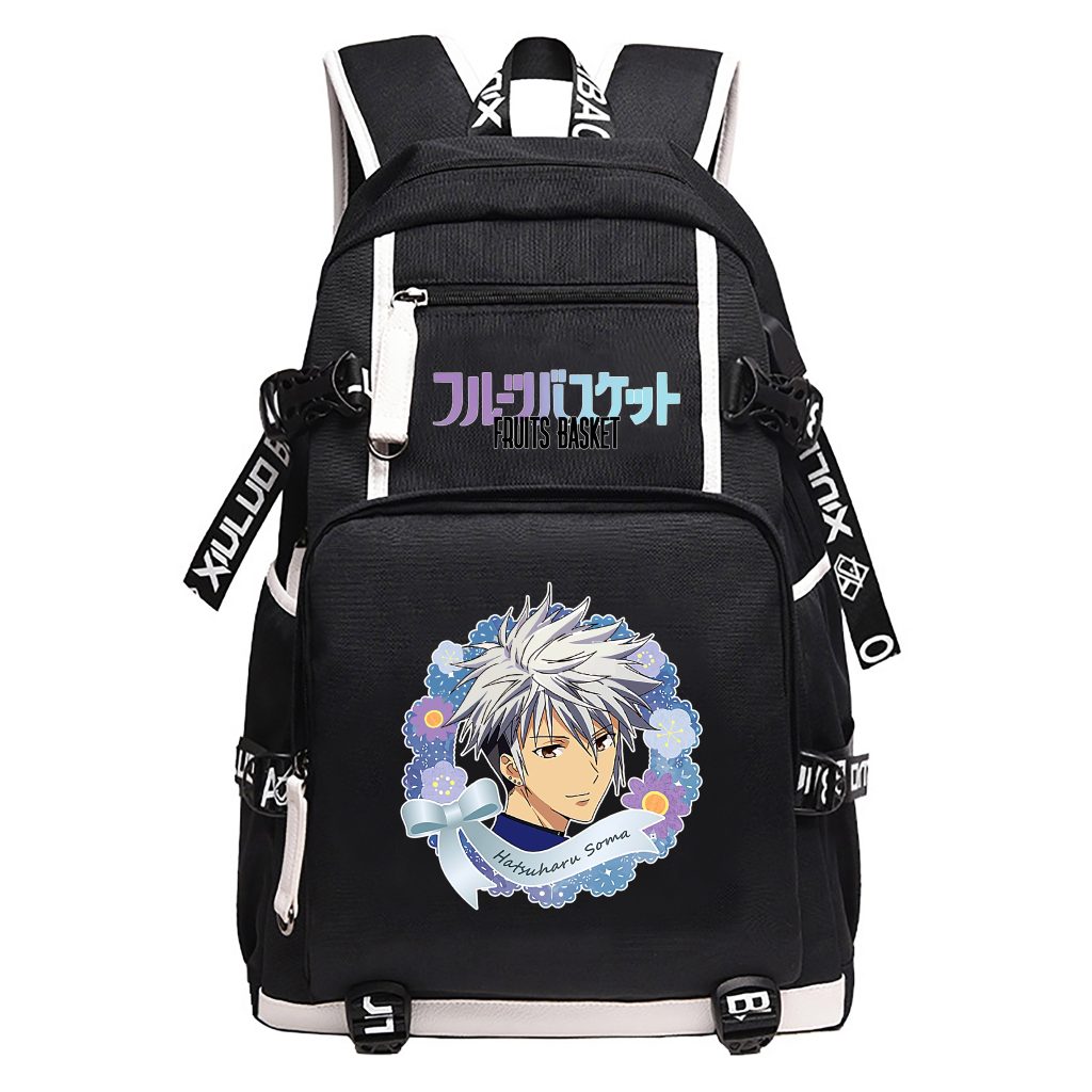 Fruits Basket Oxford Travel Backpack Kawaii School Bags USB Port Laptop Bagpack Students Large Bookbag Women 4 scaled - Fruits Basket Shop