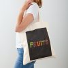 Fruits Stickers Inscription Tote Bag Official Fruits Basket Merch