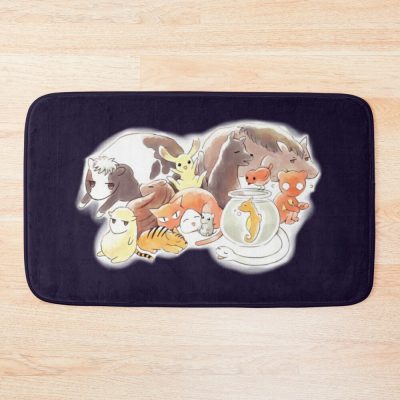 Fruits Basket | Zodiac Animals + Rice Ball Bath Mat Official Fruits Basket Merch