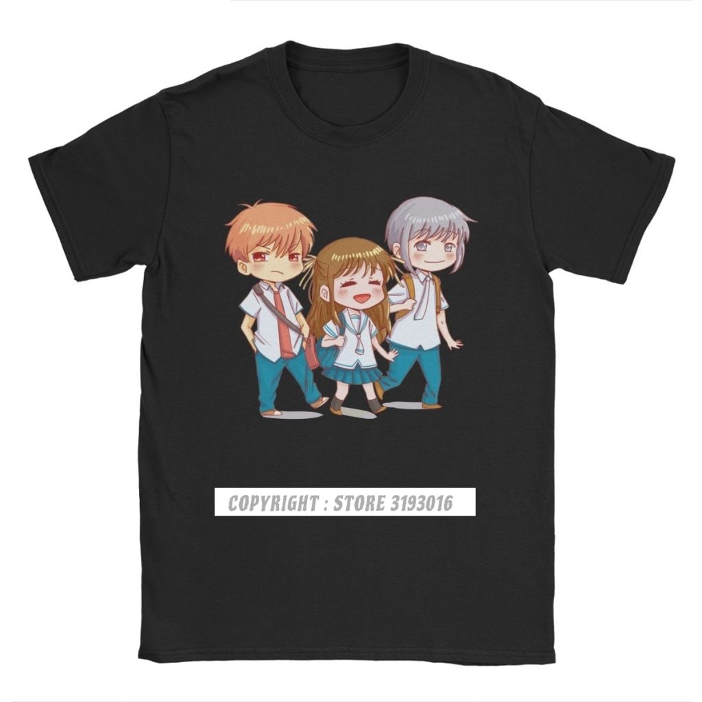 Men Brand Casual 3d T Shirt Fruits Basket Tshirts Anime Sohma Yuki Kyo Tohru Furuba Manga - Fruits Basket Shop