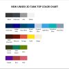 tank top color chart - Fruits Basket Shop